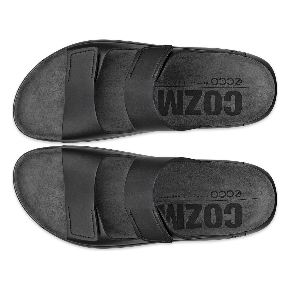 Ecco Cozmo Men's Leather Two Strap Sandal