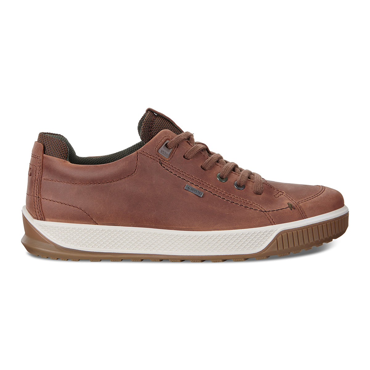 Ecco Byway Tred Men's Gore-Tex Lace Up Shoe in Brandy