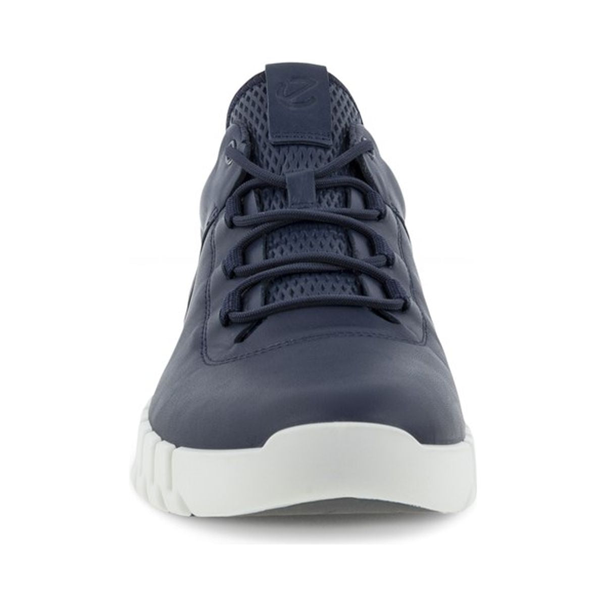 ECCO GRUUV Leather Sneakers – Navy