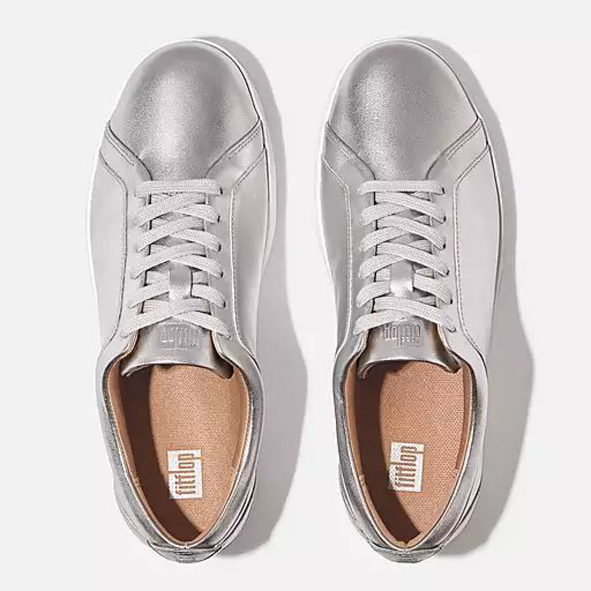 FitFlop Rally Women's Lace Up Sneaker – Silver