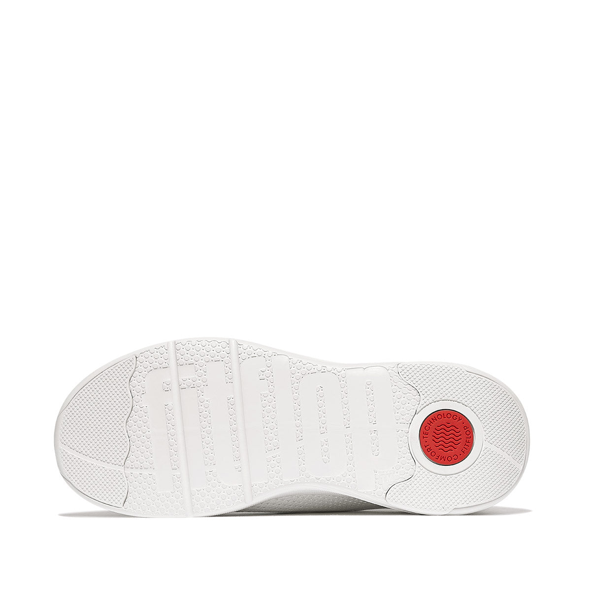 FitFlop Super-Q Knit Slip-On Laced Sneakers – White