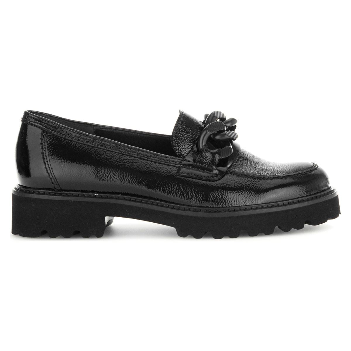 Gabor 240.97 Premium Leather Loafers – Black Patent
