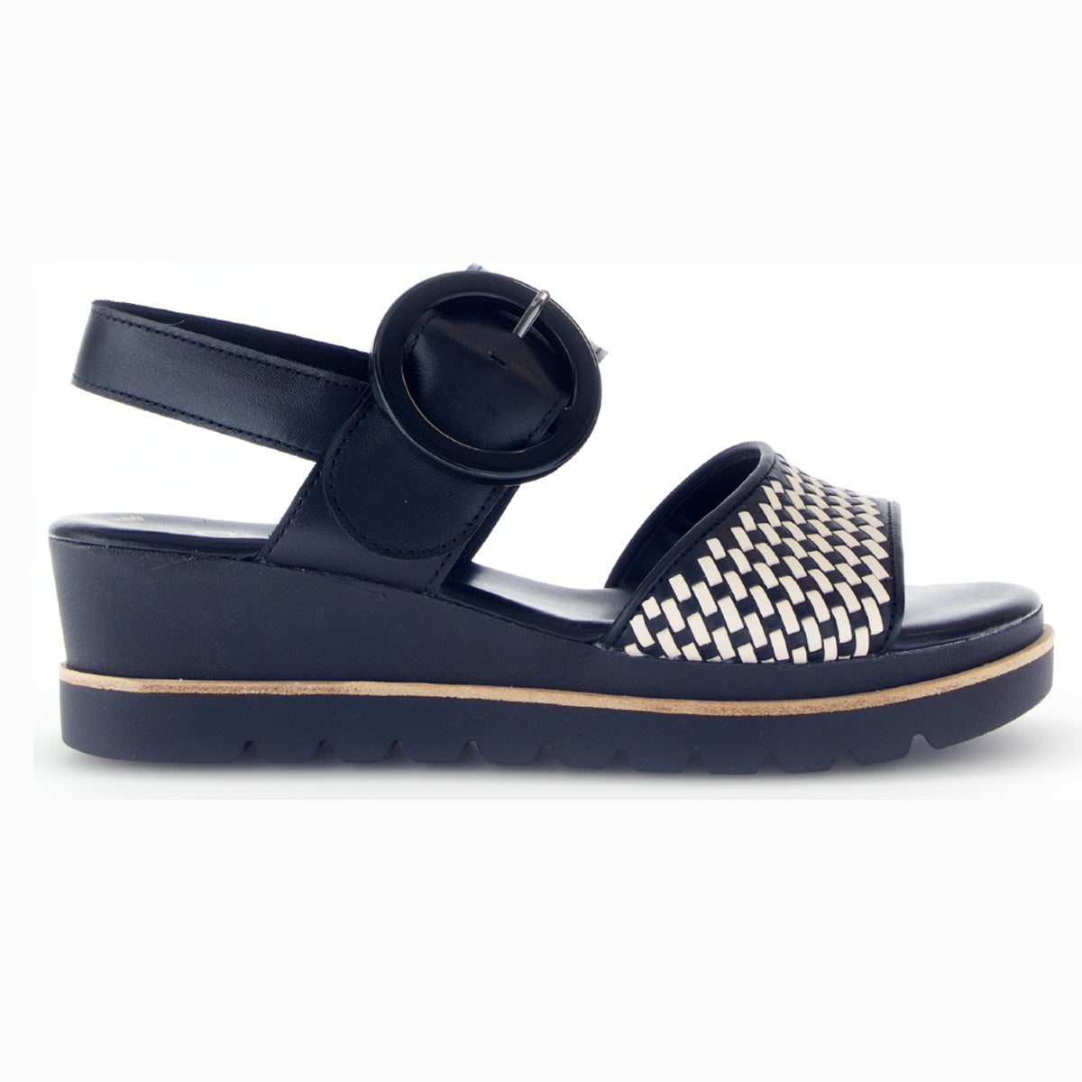 Gabor 646.27 Wedge Sandals – Black