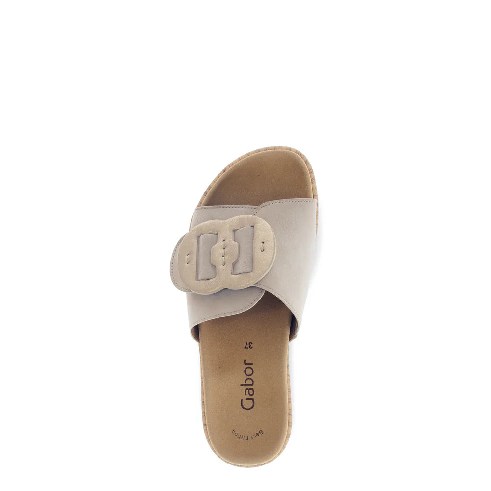 Gabor 760.12 Buckle Slide – Oak