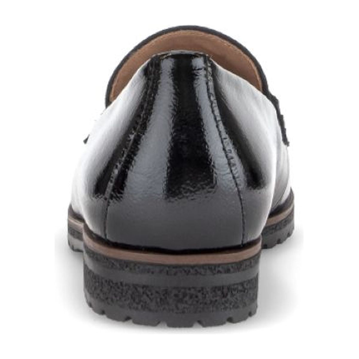 Gabor 4005.01 Payton Women's Leather Suede Loafers – Black Patent