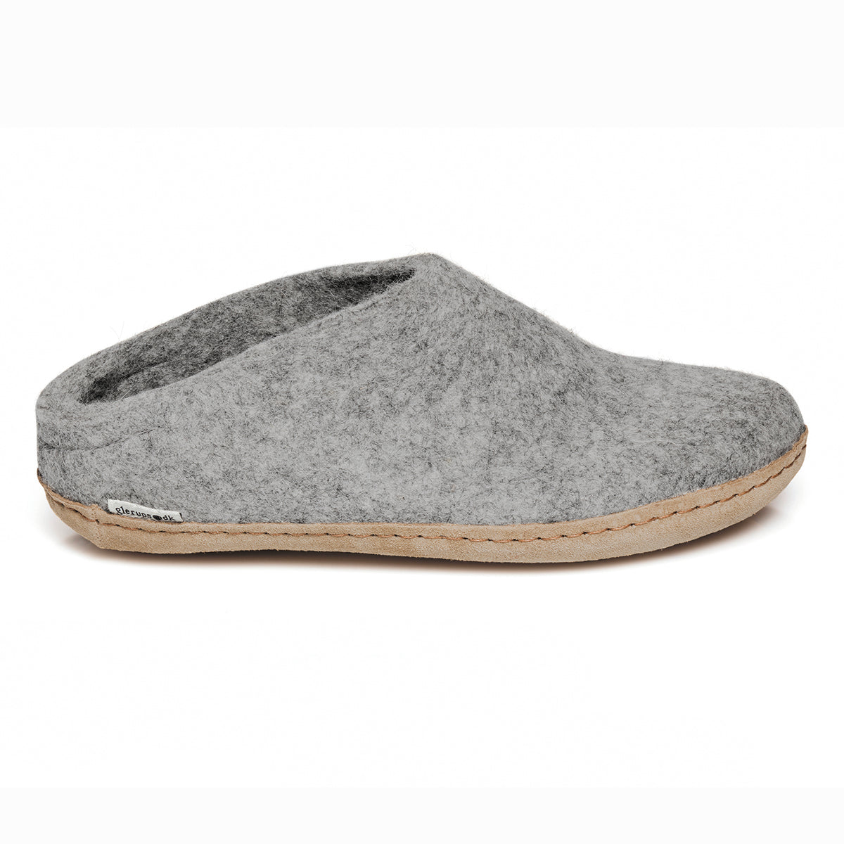 Glerups Slip On Leather Sole in Grey