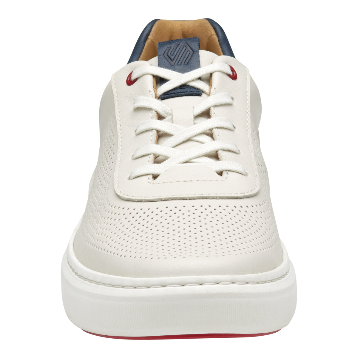 Johnston & Murphy Anders Perfed U-Throat Men's Sneaker in White