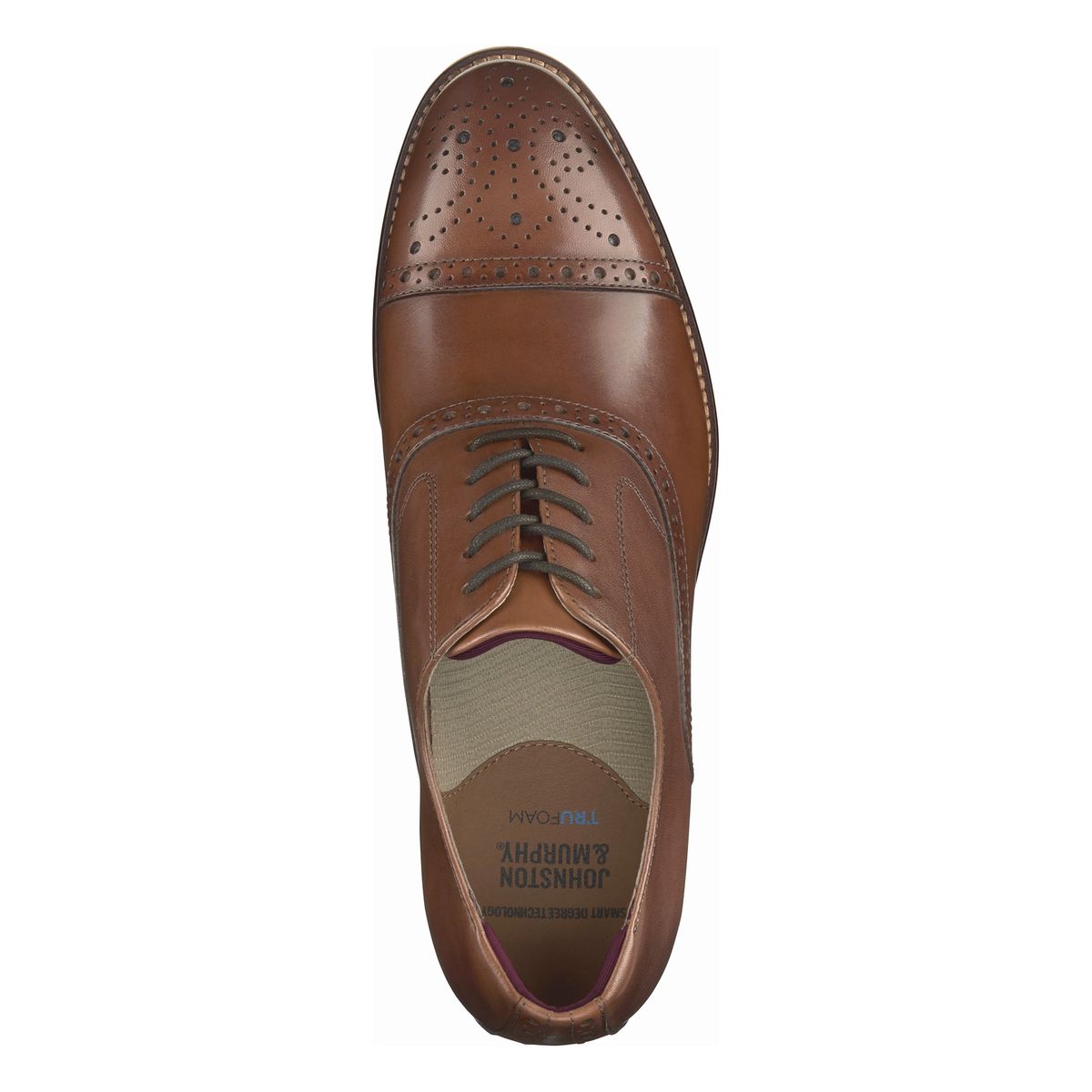 Johnston & Murphy Conard 2.0 Cap‑Toe Men's Dress Shoe in Tan