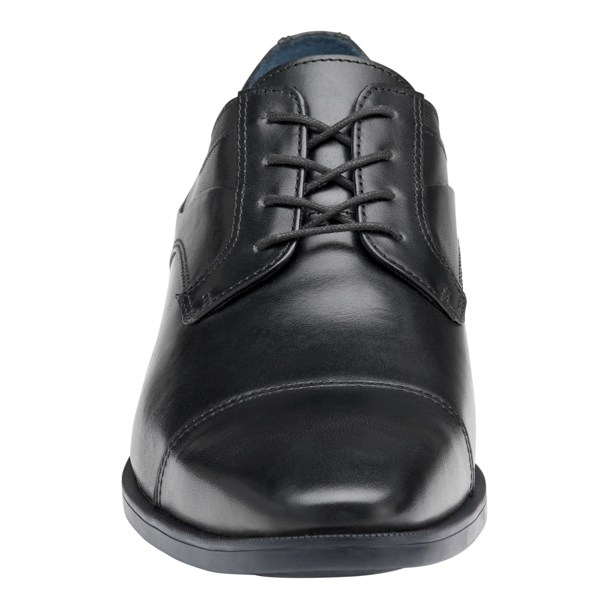 Johnston & Murphy Gibbons Cap Toe Men's Dress Shoe in Black