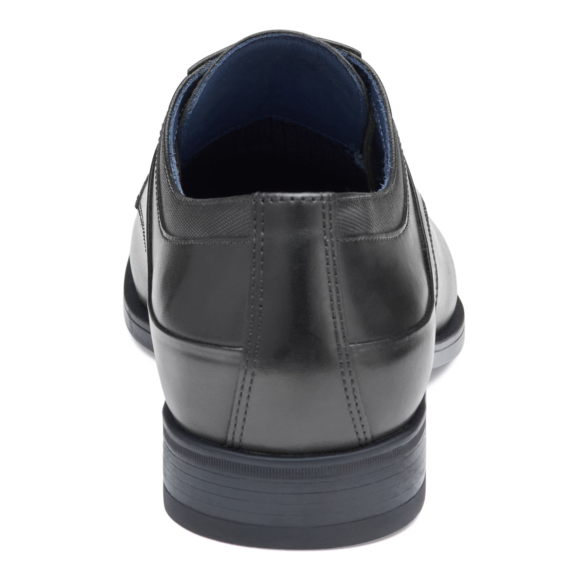 Johnston & Murphy Gibbons Plain Toe Men's Dress Shoe in Black