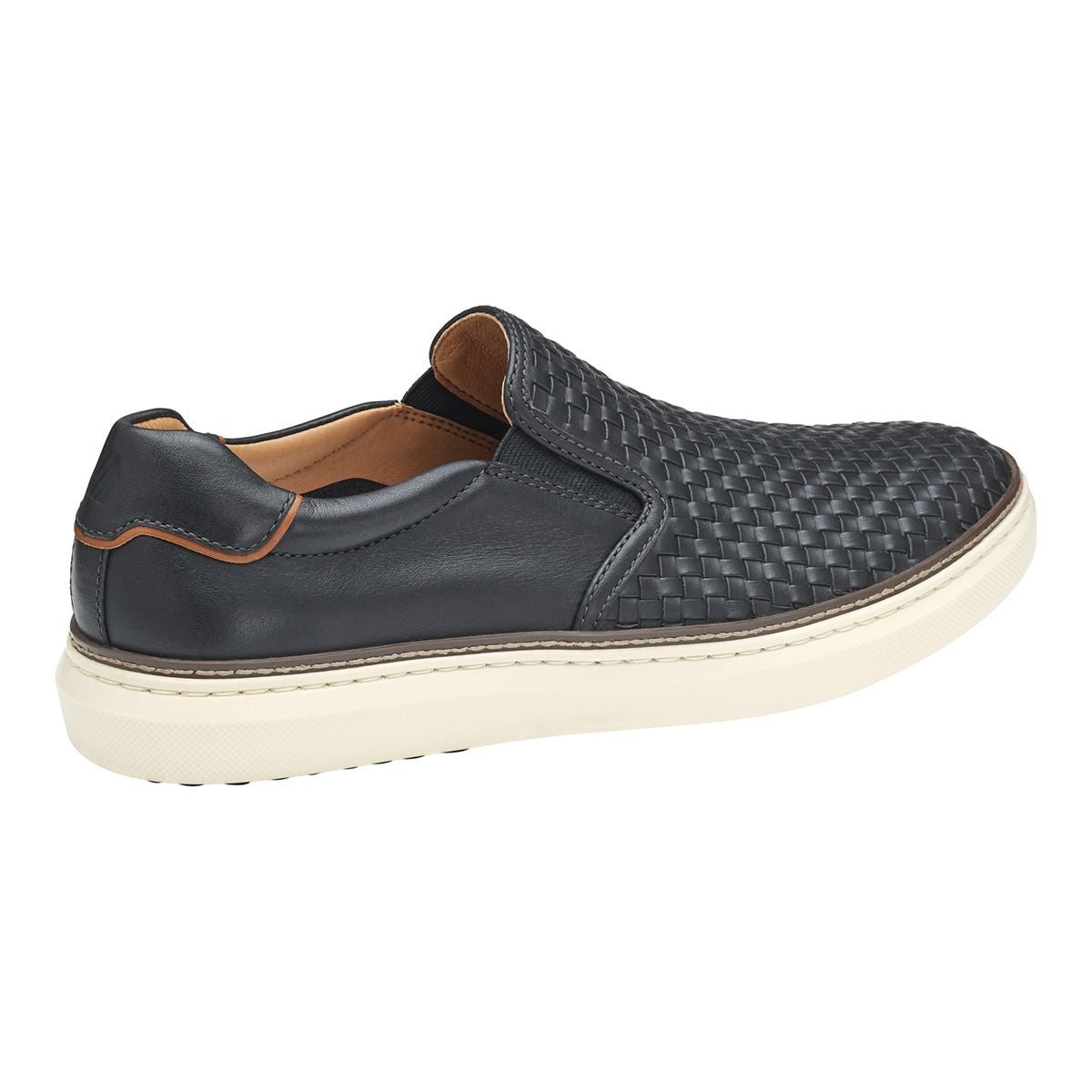 Johnston & Murphy McGuffey 2 Woven Men's Slip-On in Black