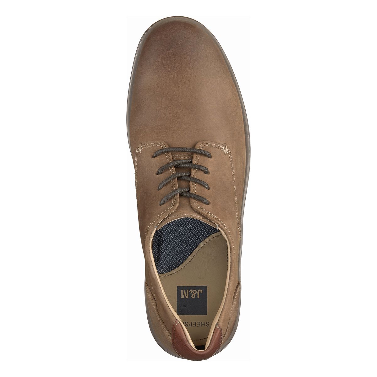 Johnston & Murphy McGuffey Plain Toe Men's Casual Dress Shoe in Brown