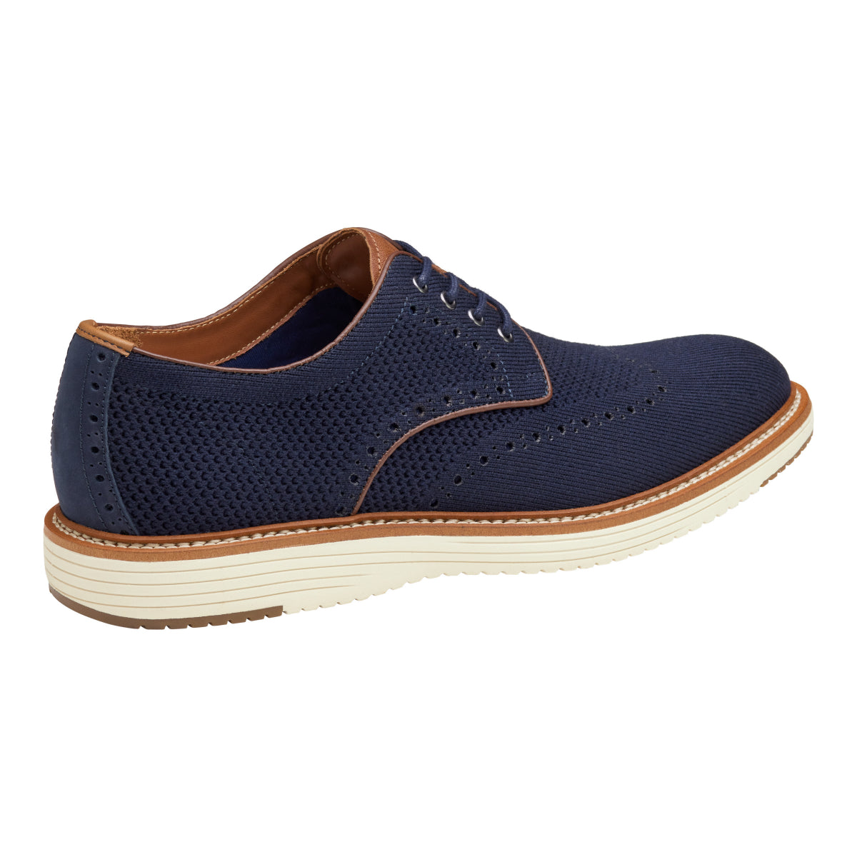 Johnston & Murphy Upton Knit Men's Dress Casual Shoe in Navy