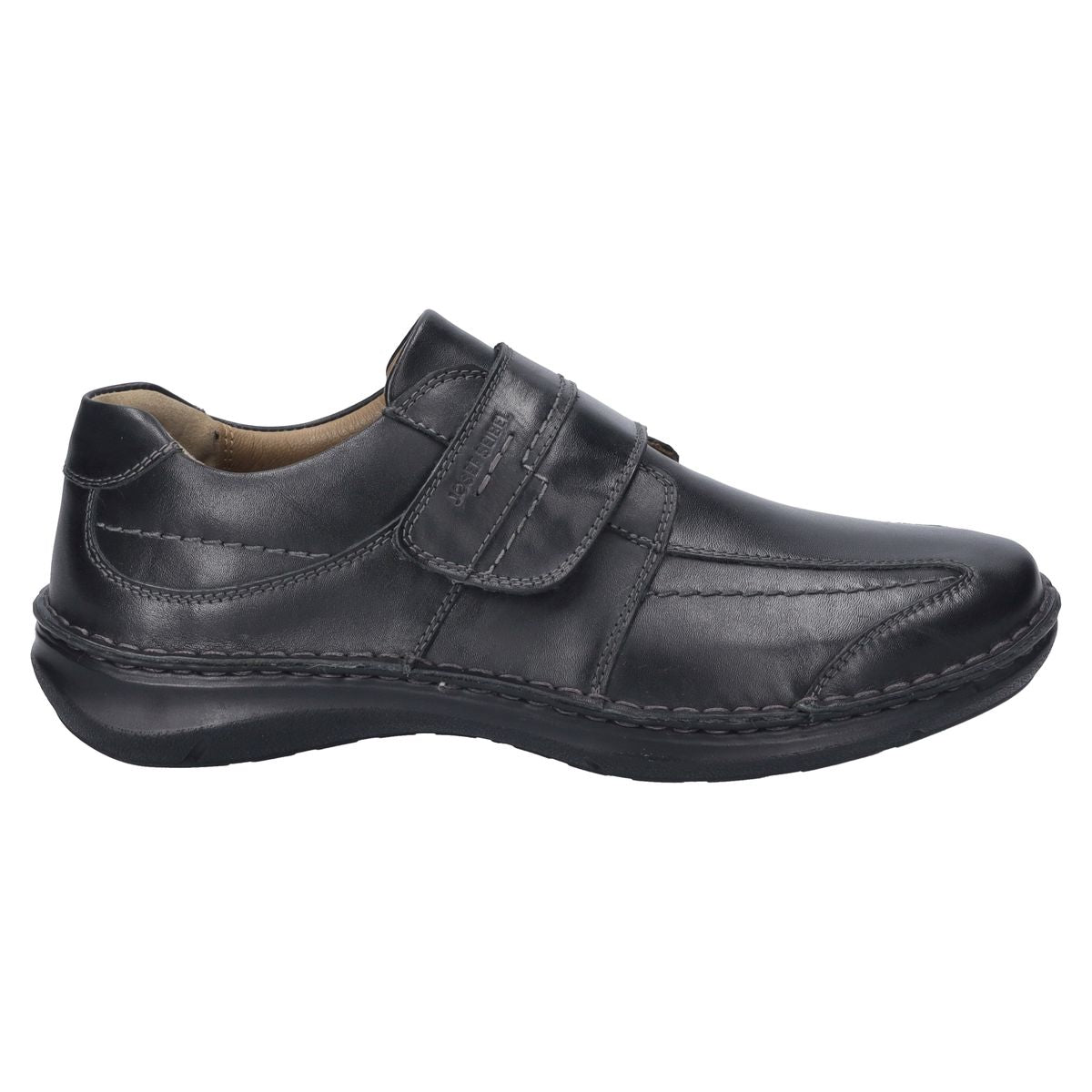 Joseph Seibel Anvers 02 Men's Extra Wide Monk Strap in Black