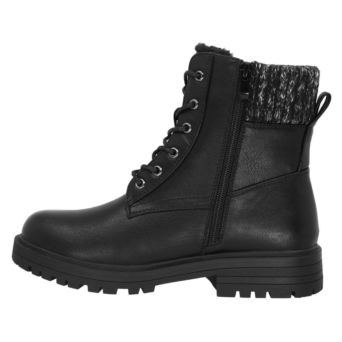 Lady Comfort Katherine Women's Flip Grip Waterproof Boot - Black