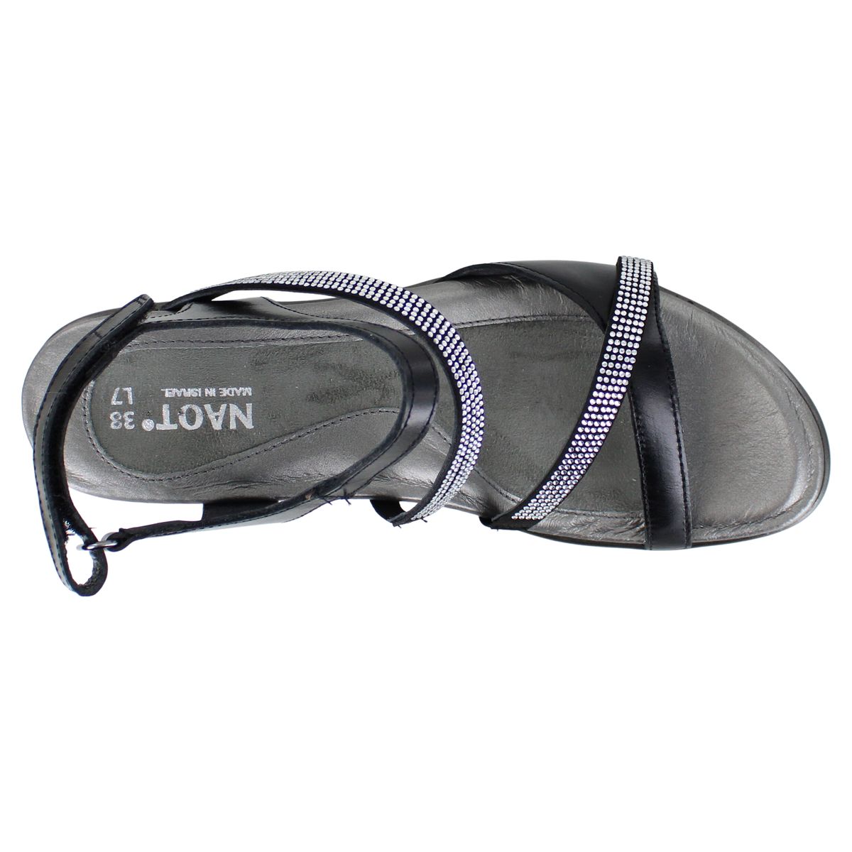 Naot Innovate Backstrap Heeled Sandal in Black