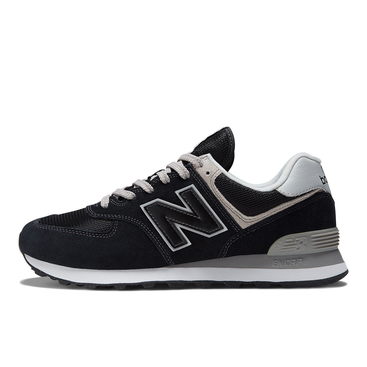 New Balance Men's 574 Retro Sneaker – Black