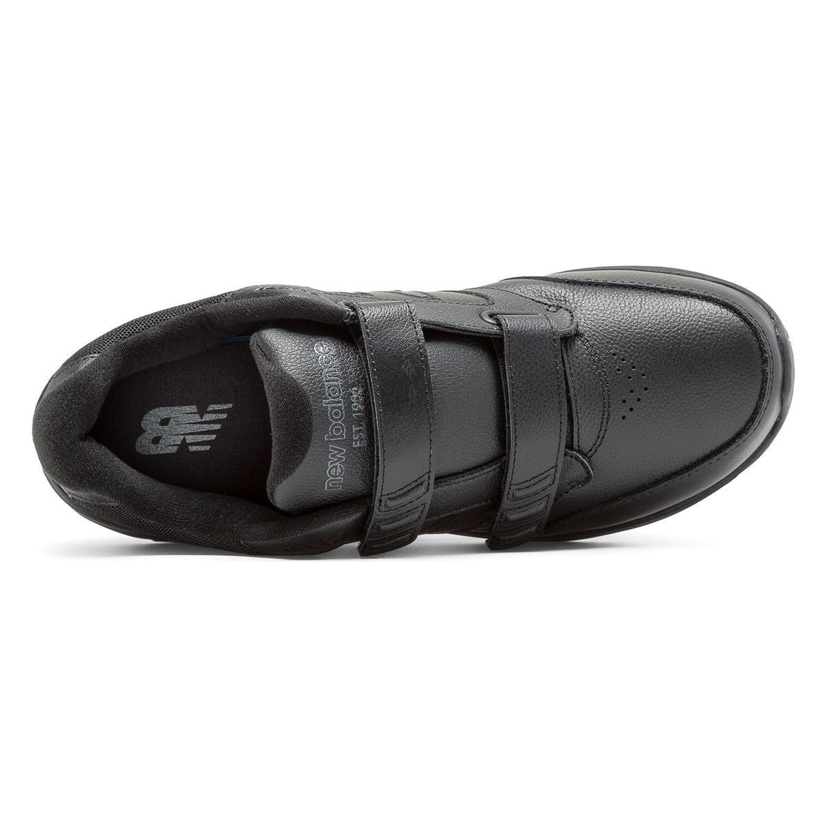 New Balance Men's 928v3 Leather Velcro Walking Shoe – Black