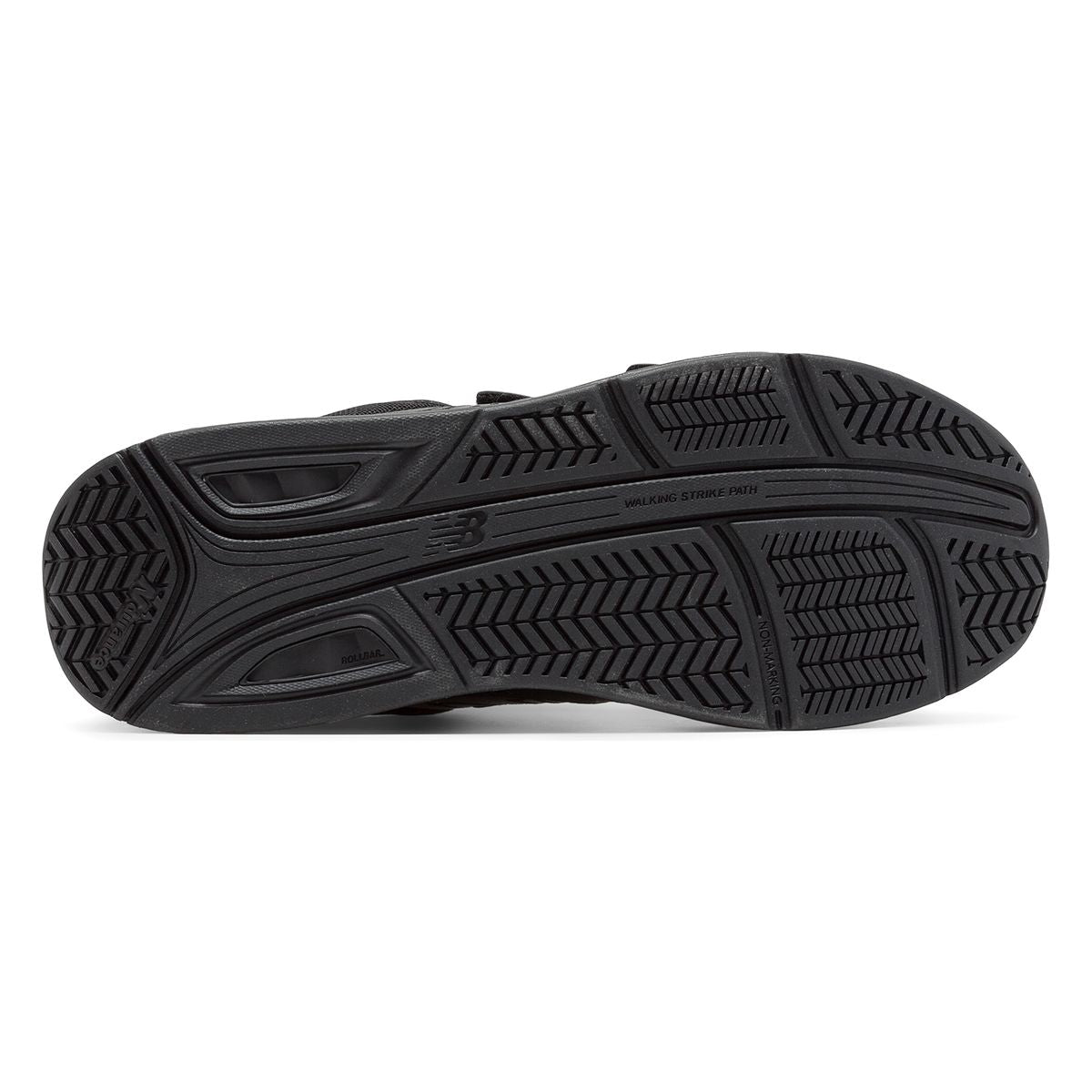 New Balance Men's 928v3 Leather Velcro Walking Shoe – Black