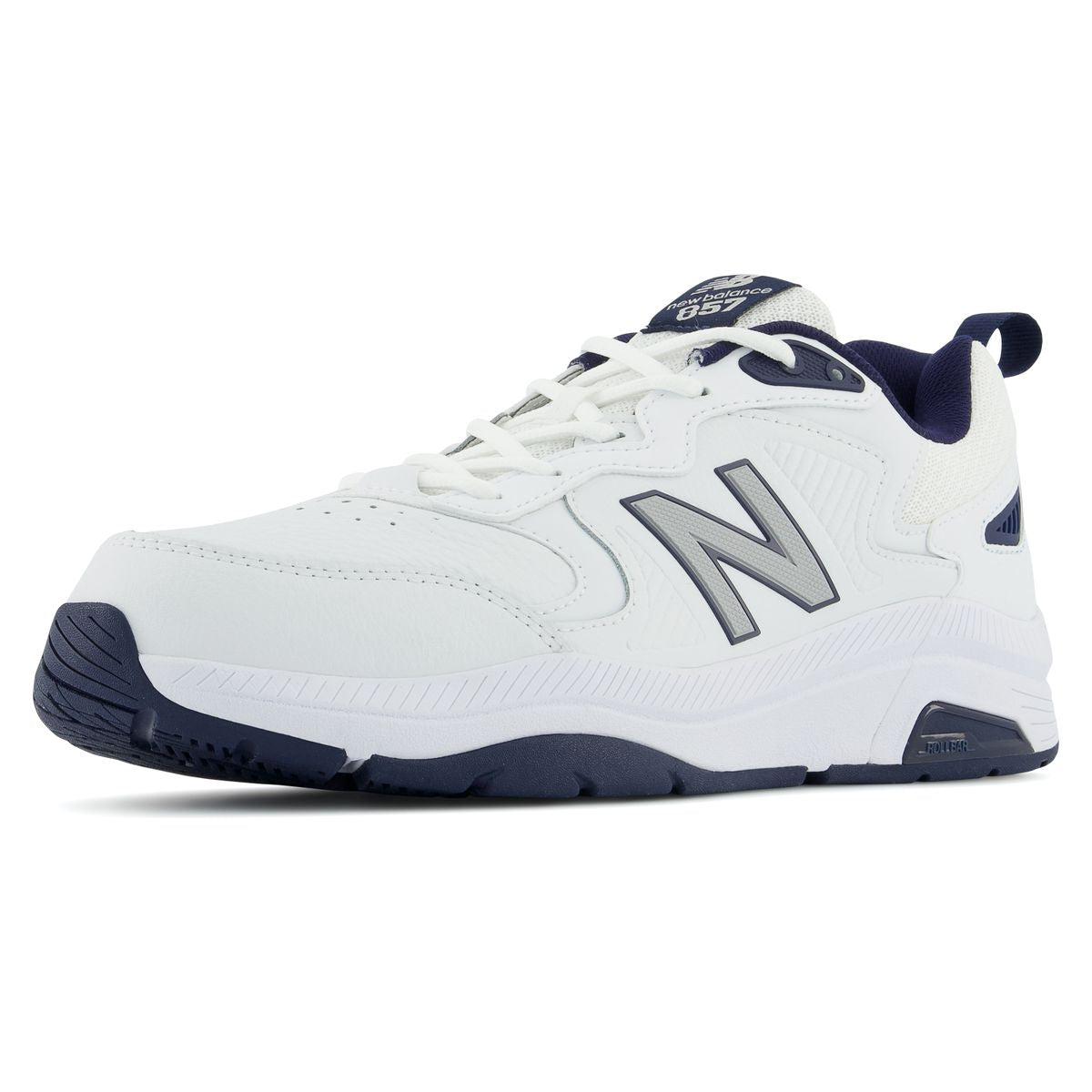New Balance Men's MX857v3 Leather Cross Trainer – White