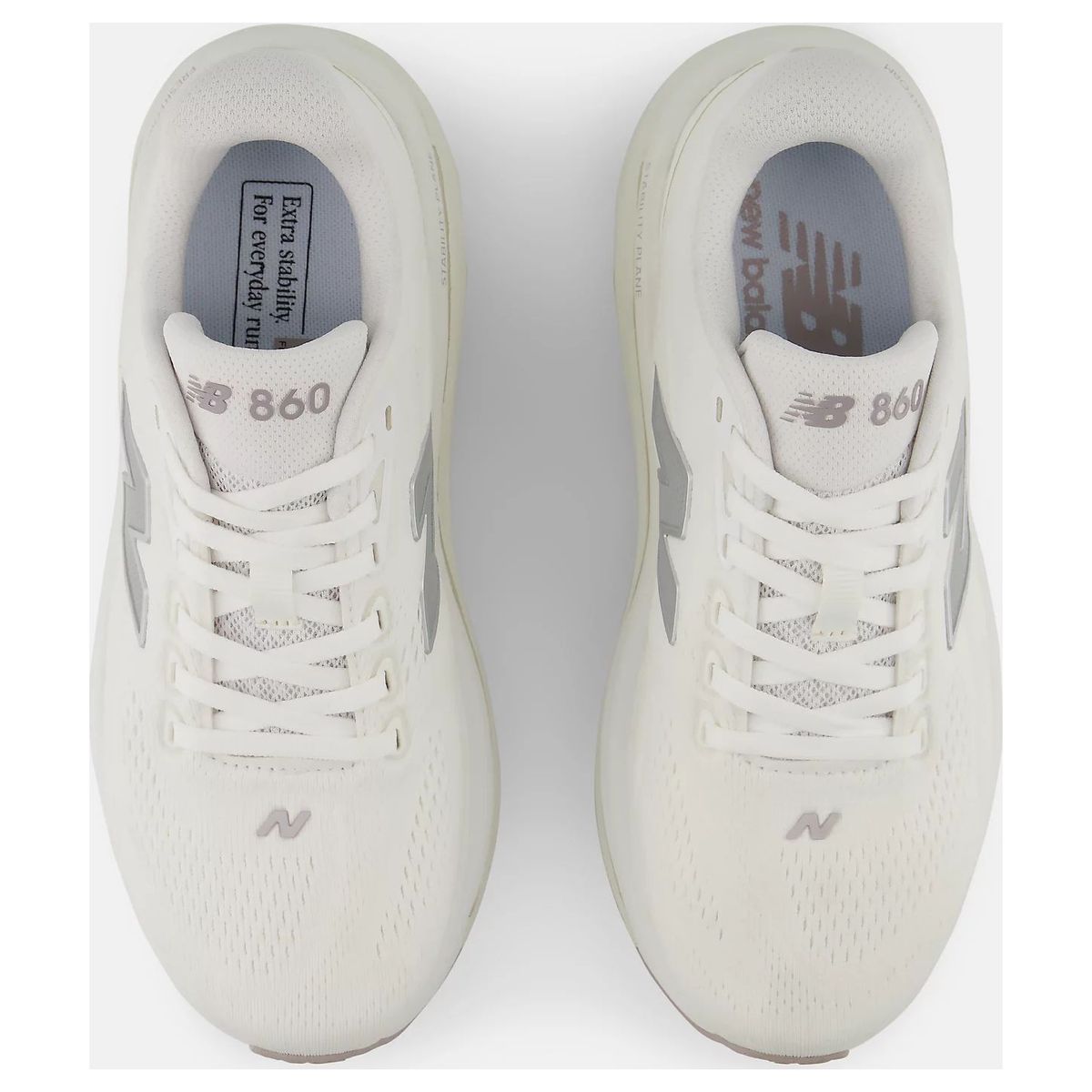 New Balance Women's Fresh Foam X 860v15 Stability Running Shoe – White Silver