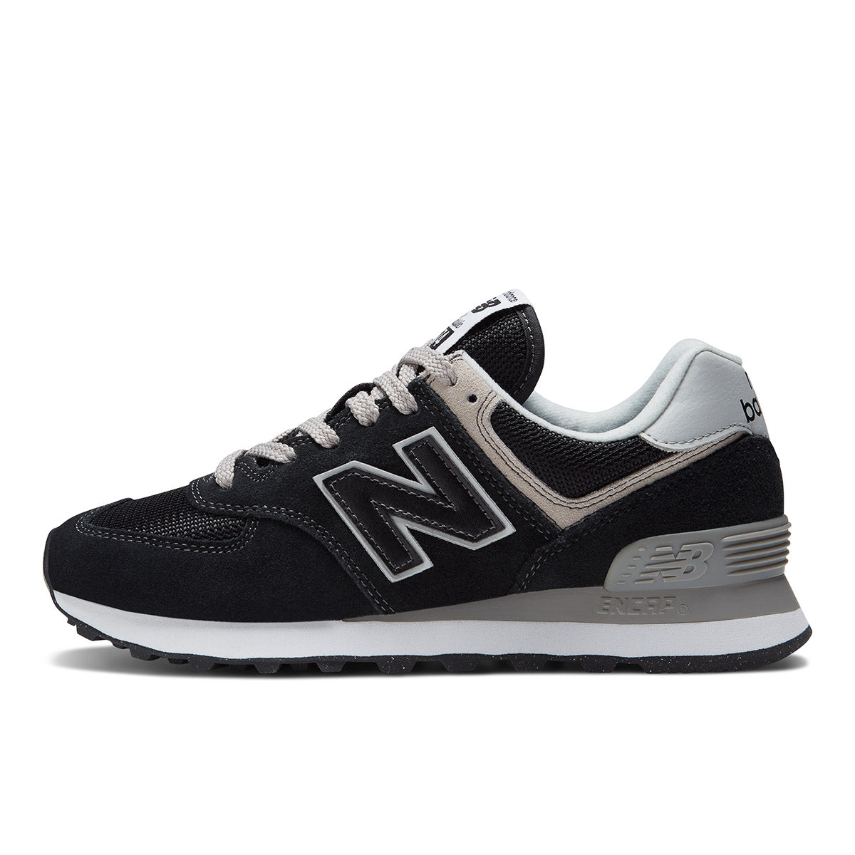 New Balance Women’s 574 Core Sneaker — Black/White