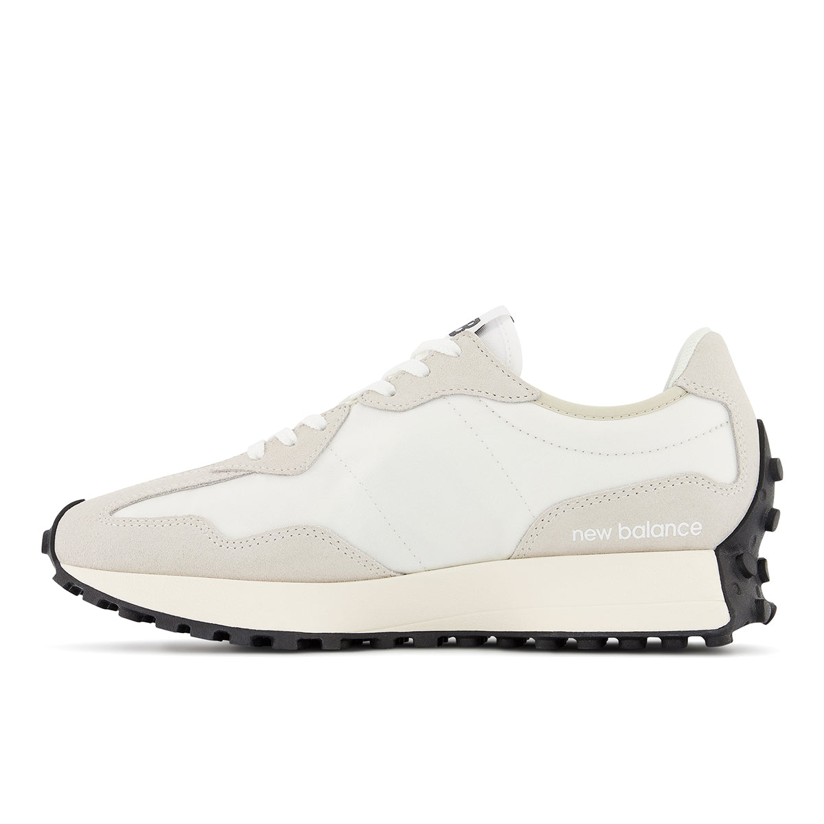 New Balance Women’s 327 Classic Retro Runner — Sea Salt/Black