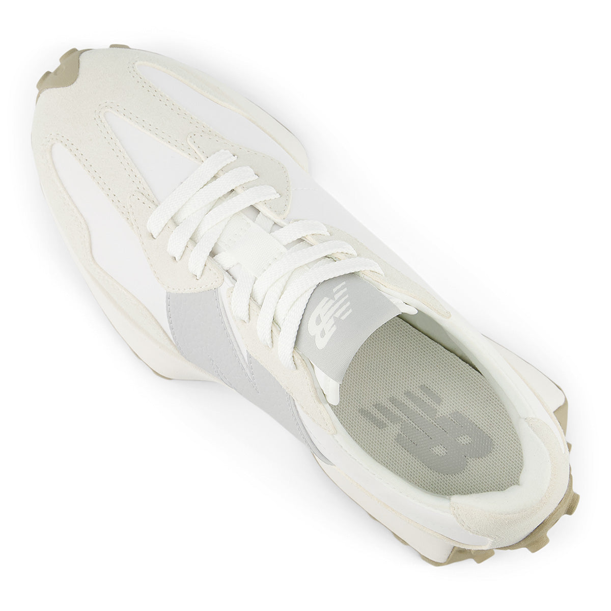 New Balance Women’s 327 Classic Retro Runner — Sea Salt/Grey