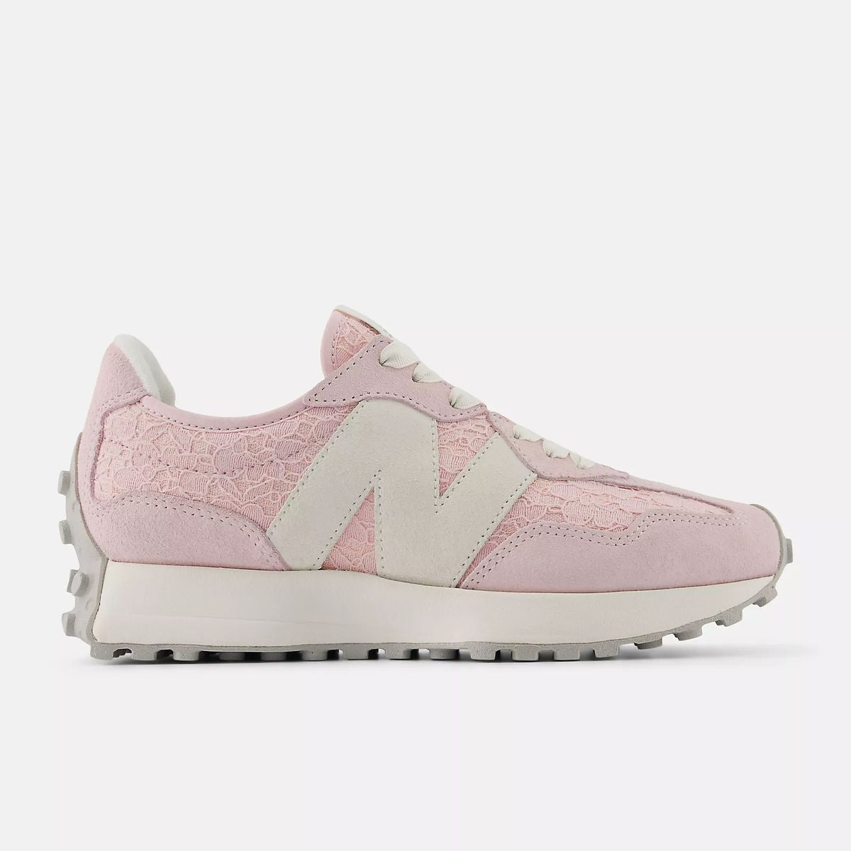 New Balance Women’s 327 Classic Retro Runner — Rose Sugar/Sea Salt