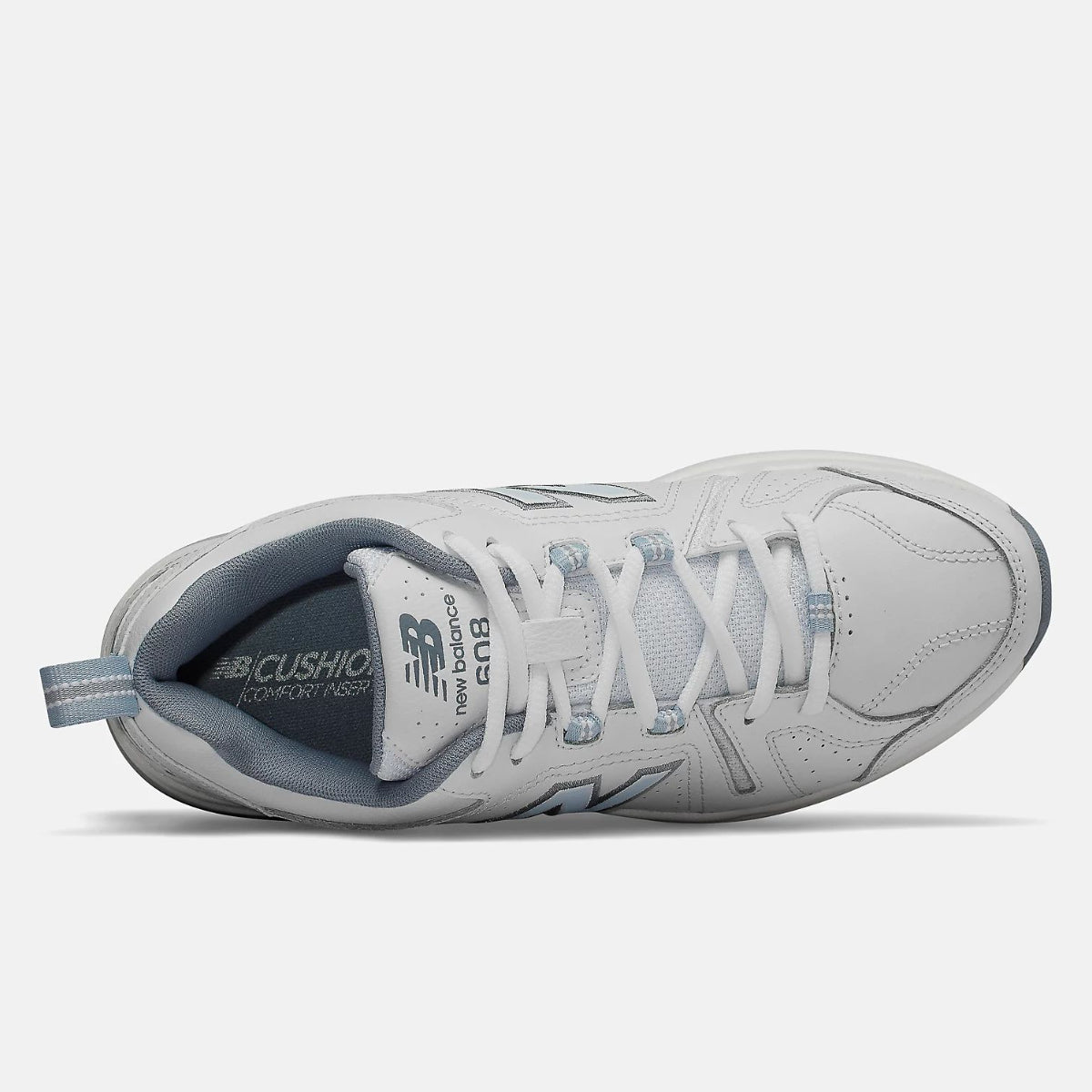 New Balance Women's 608v5 Slip Resistant Shoe – White | Wide Width