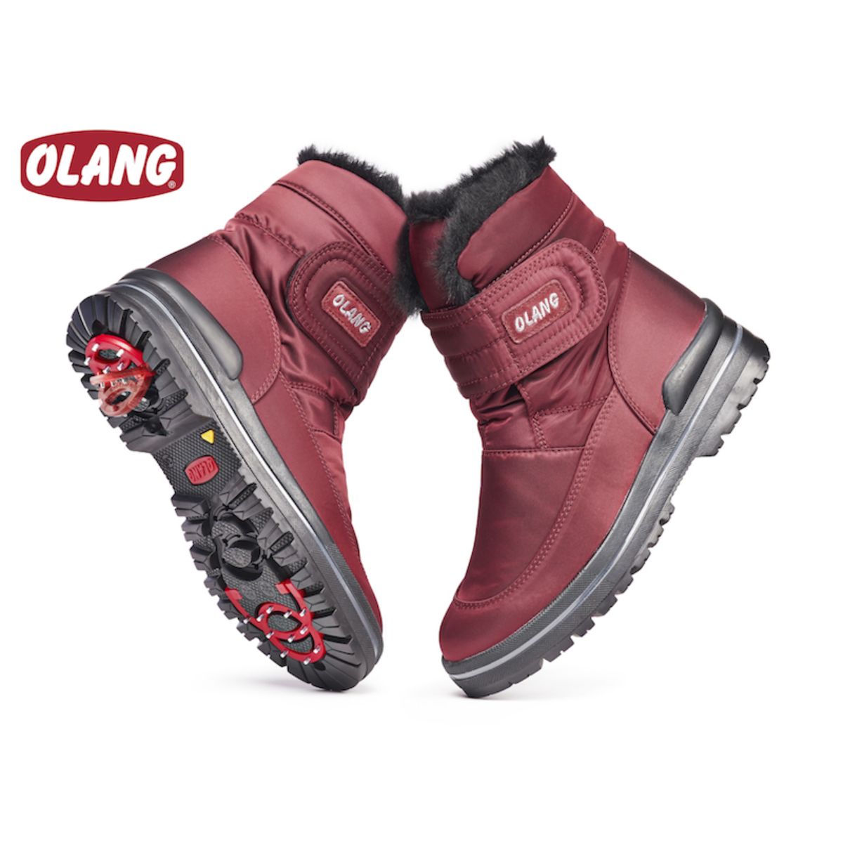 Olang Luna Women's Velcro Boots in Uva