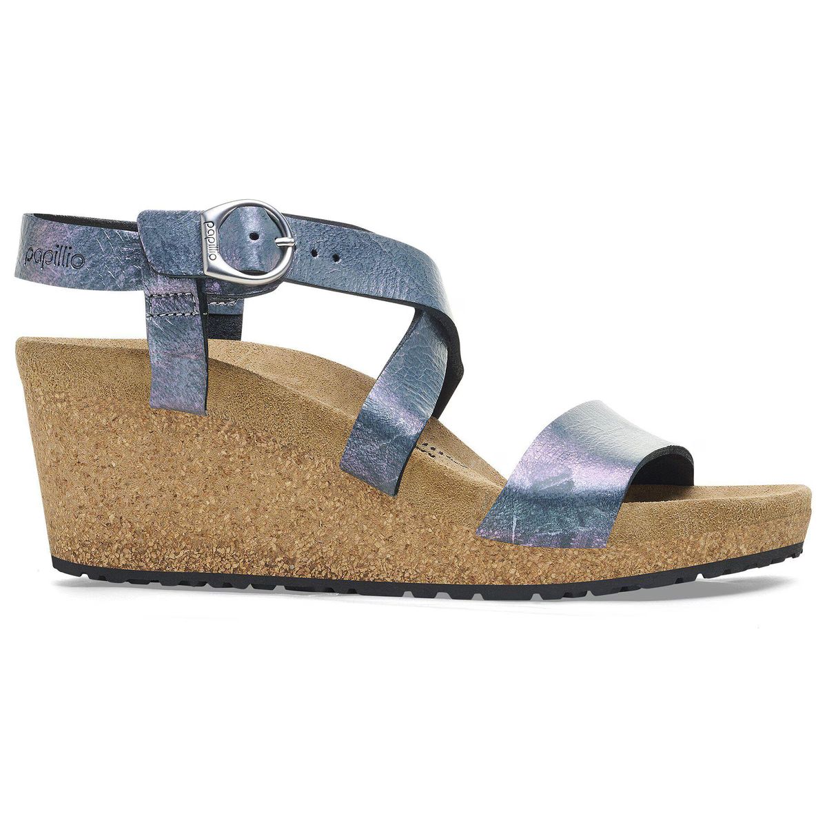 Sibyl Wedge Metallic Sandals