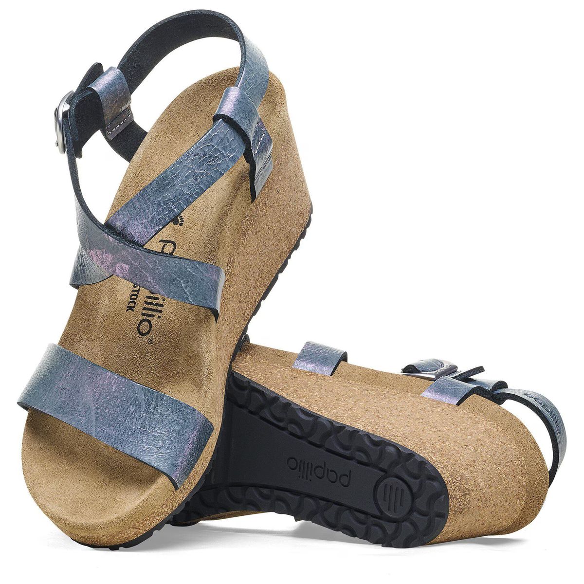 Sibyl Wedge Metallic Sandals