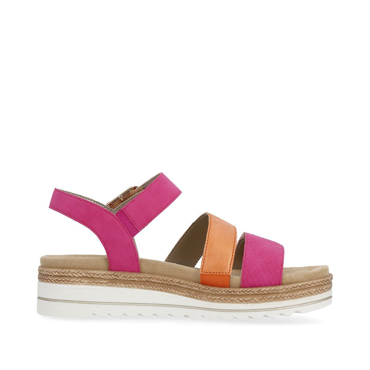 Remonte D0Q55 Women's Strap Sandals in Magenta