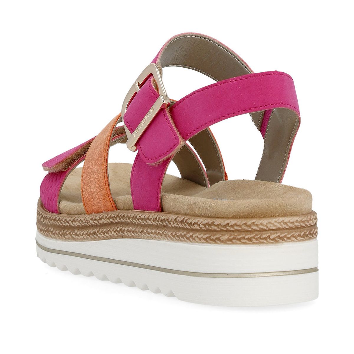 Remonte D0Q55 Women's Strap Sandals in Magenta