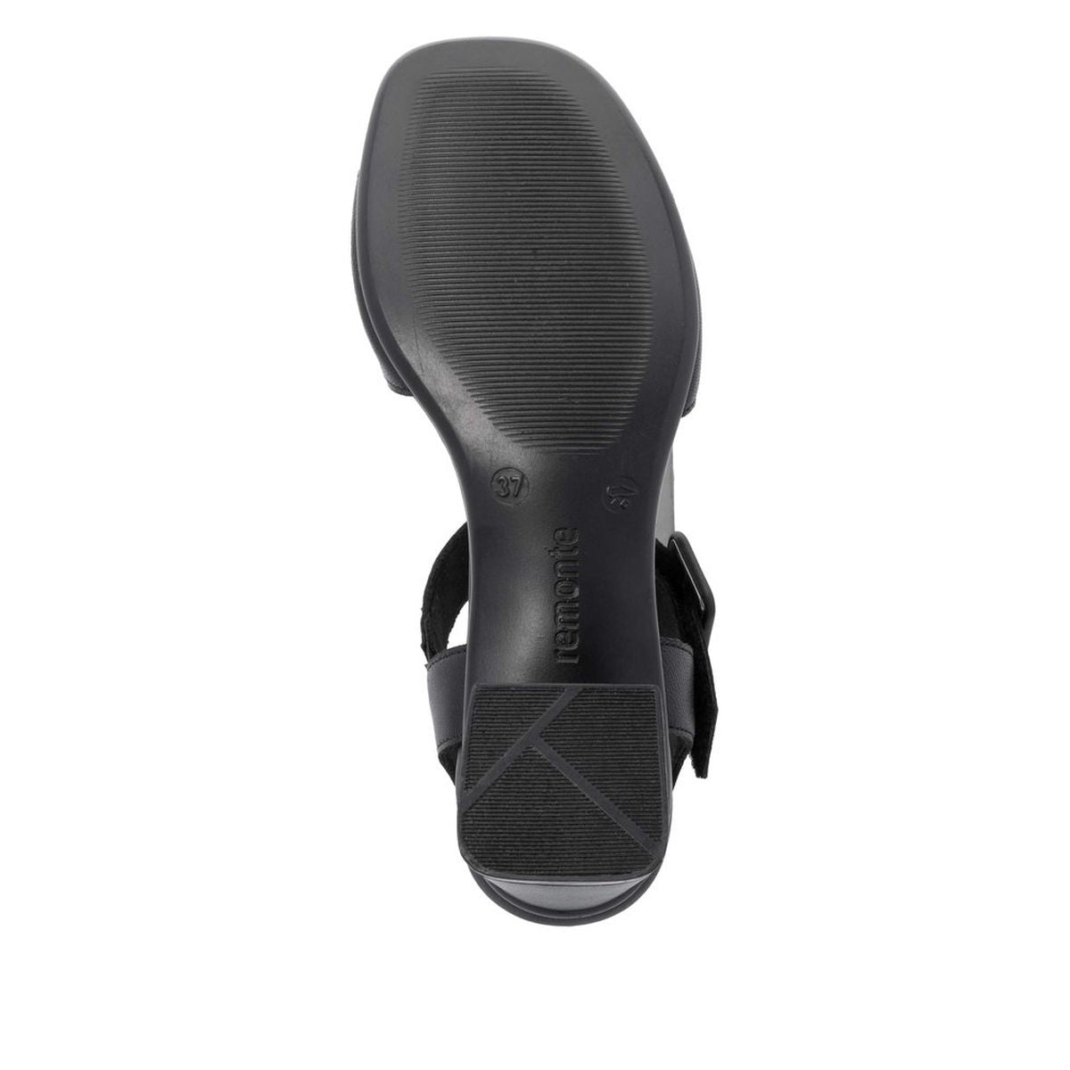 Remonte D1K51 Women's Strap Heel Sandals in Black