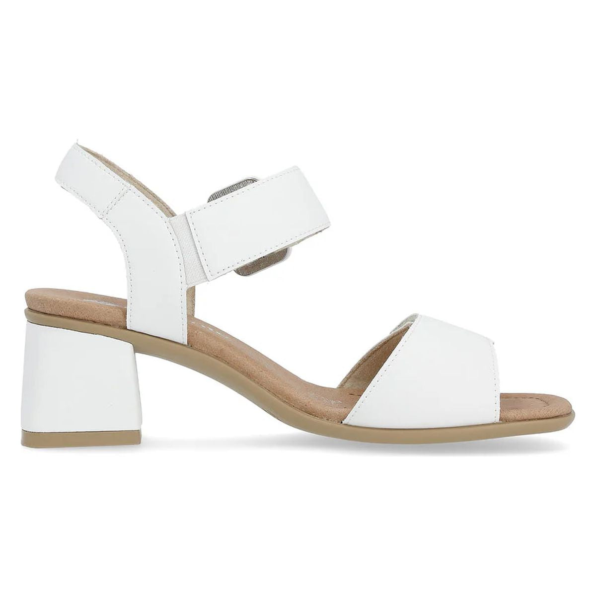 Remonte D1K51 Women's Strap Heel Sandals in White