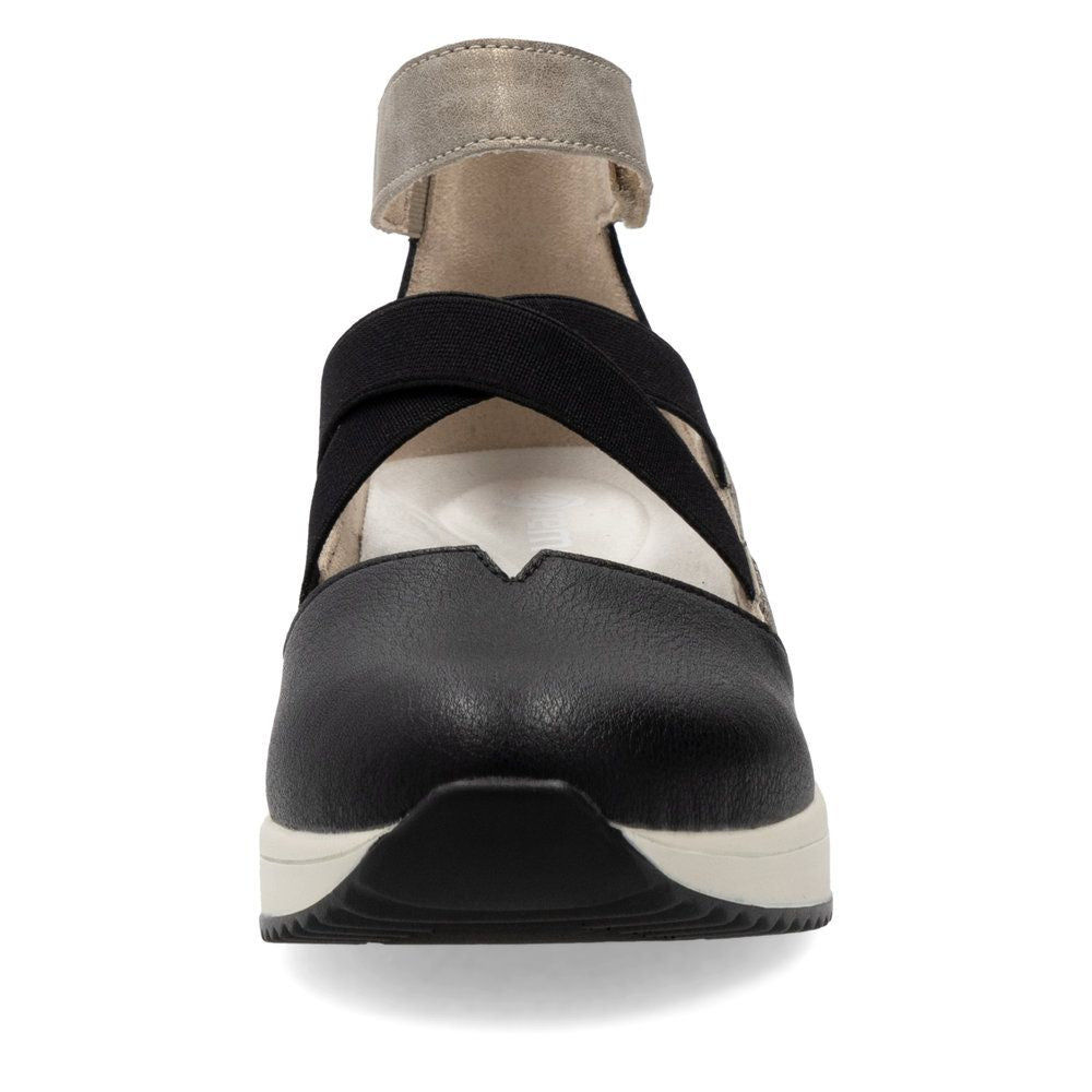 Remonte Women's Wedge D2411 Adjustable Strap in Black