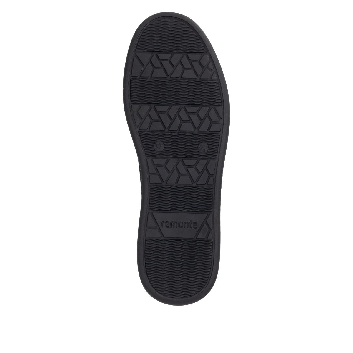 Remonte D2E05 Women's Lace Zip Sneaker – Brown Black