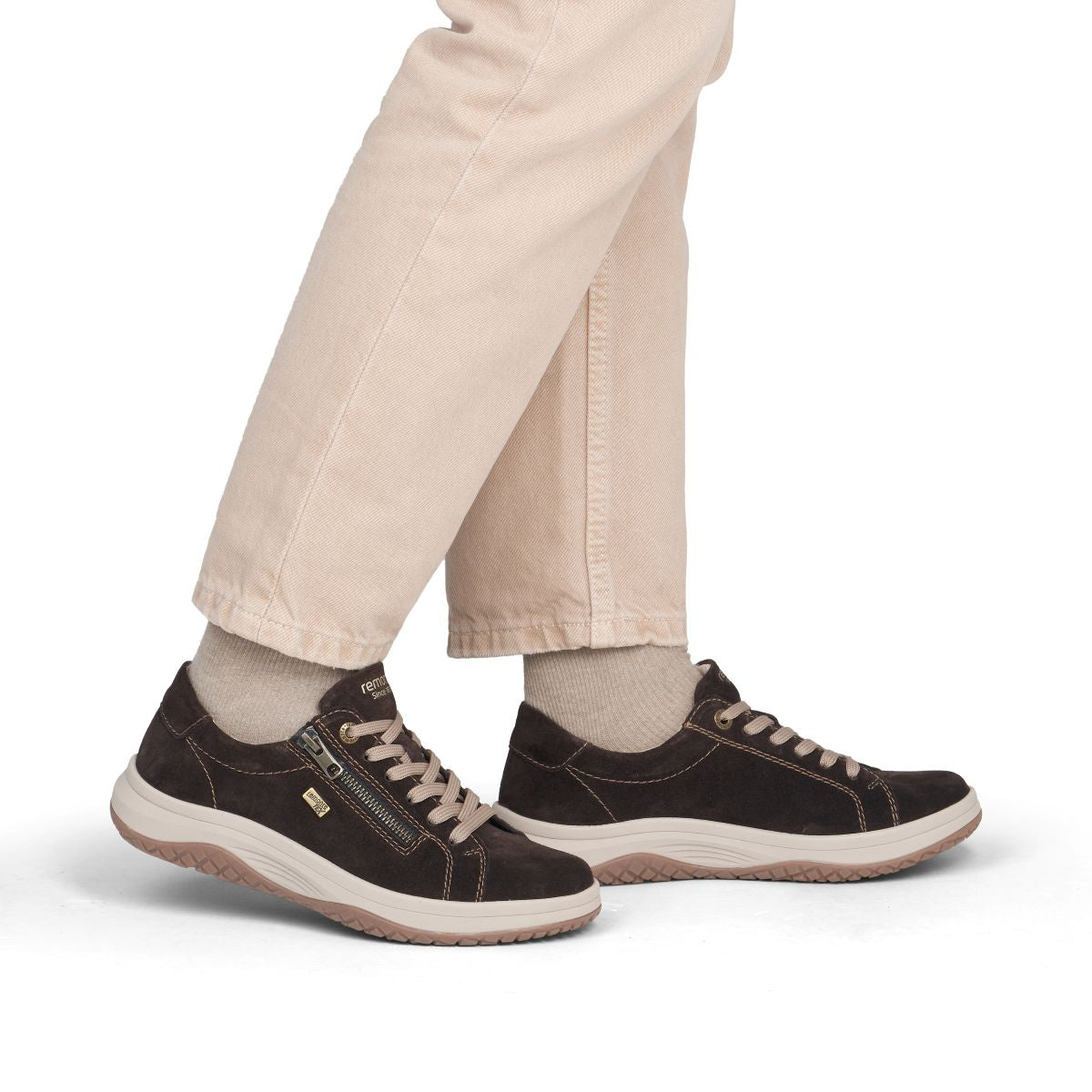Remonte D3Q00 Women's Lace Zip Sneaker – Cigarre