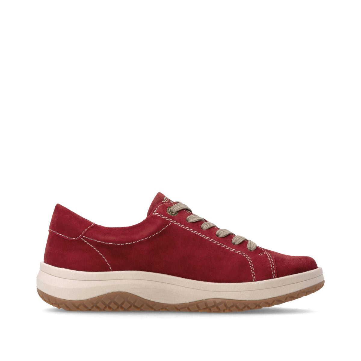 Remonte D3Q00 Women's Lace Zip Sneaker – Red