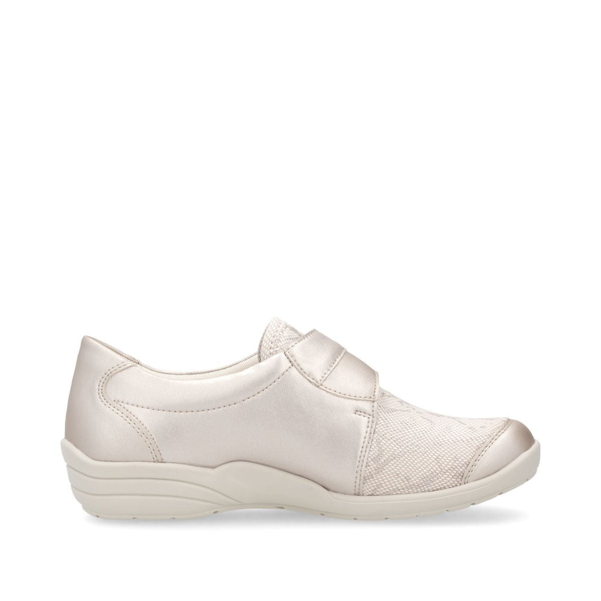 Remonte R7600 Women's Slip On Shoe in Champagne