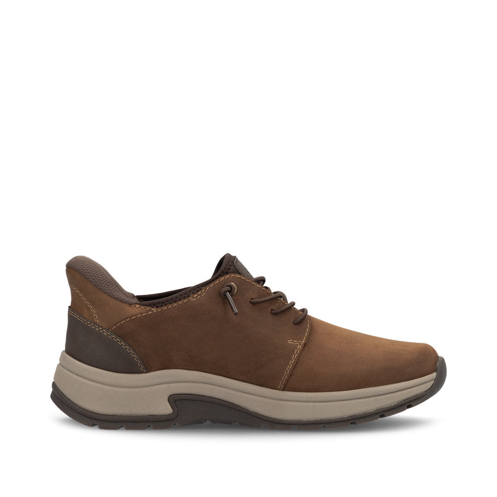 Rieker 11050 Men's Ready to Go Lace-Up Shoe in Brown