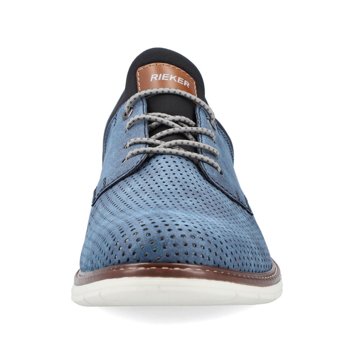 Rieker 14450 Men's Slip-On Shoes in Blue