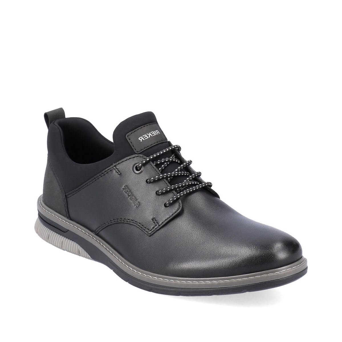 Rieker 14454 Men's Dress Slip-On Shoes in Black