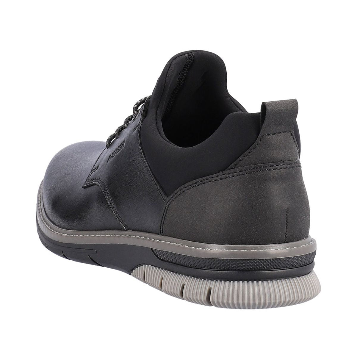 Rieker 14454 Men's Dress Slip-On Shoes in Black