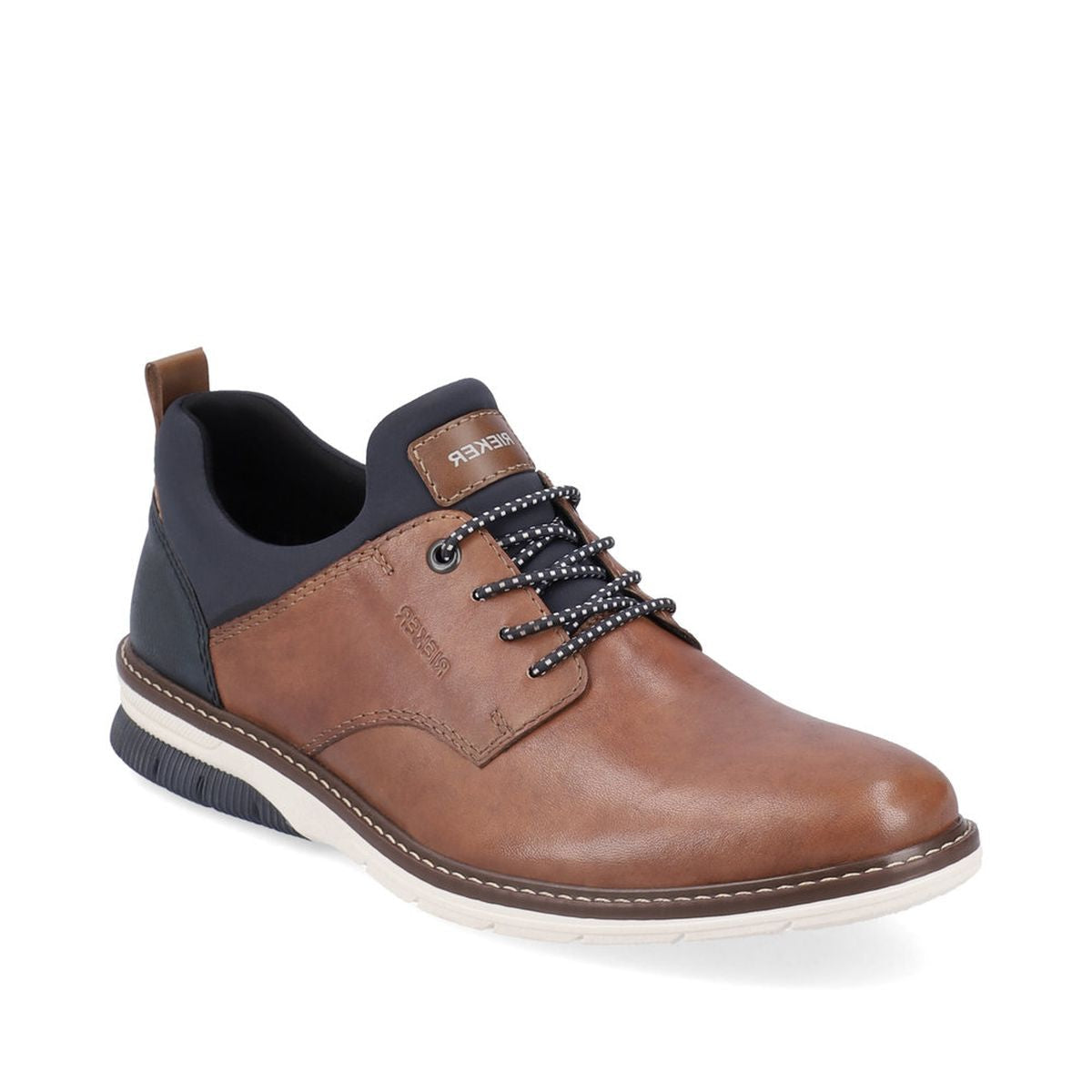 Rieker 14454 Men's Dress Slip-On Shoes in Brown
