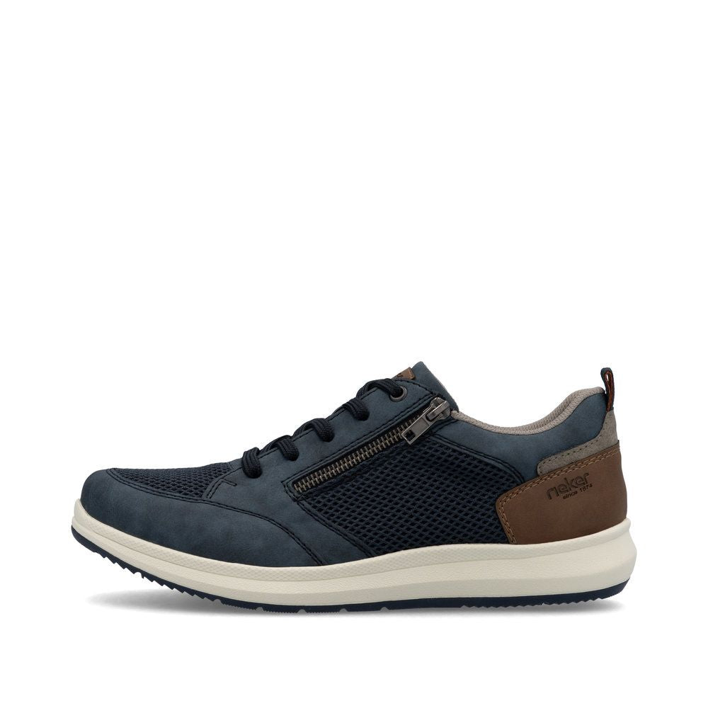 Rieker 16901 Men's Wide Shoes in Blue