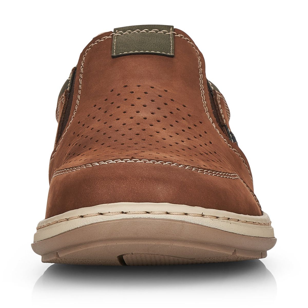 Rieker 17371 Men's Slip-On Shoes in Brown