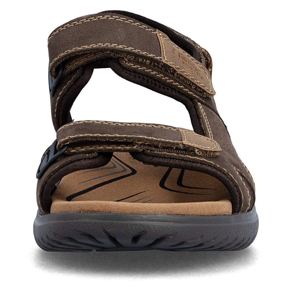 Rieker 26450 Men's Leather Sandals – Brown
